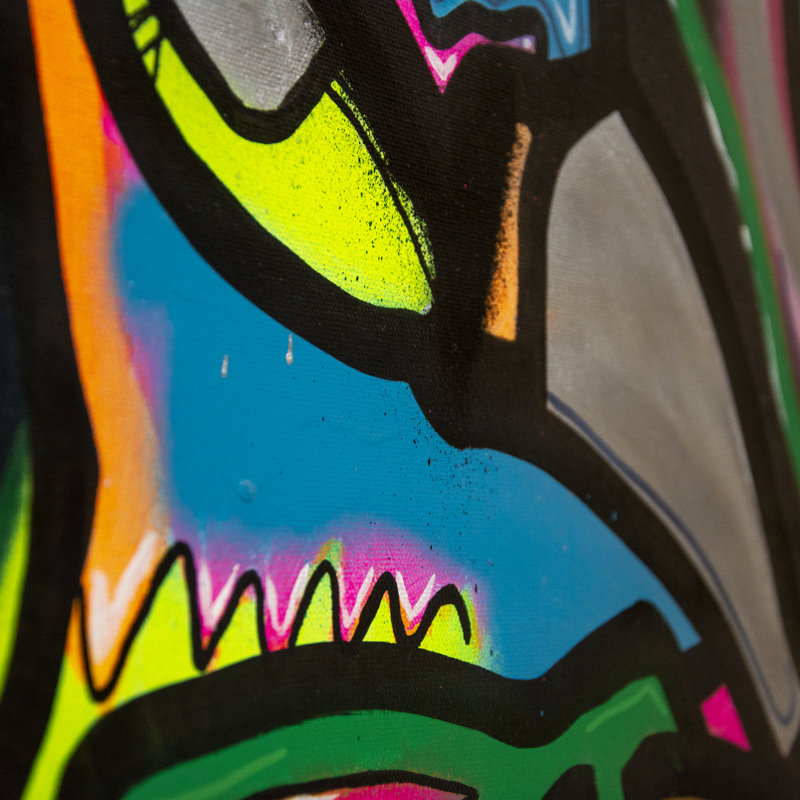 Untitled VII by Big Bear - Wrapped Canvas Original Painting