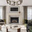 Sabine Contemporary Wood Fireplace Mantel Surround Kit Includes Wooden Mantel Surround And Shelf-83100255-83100252