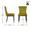 Chaise Parsons rembourrée et revêtue de velours-1346321228