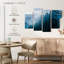 Lilie Blue Glass Structure-108904993