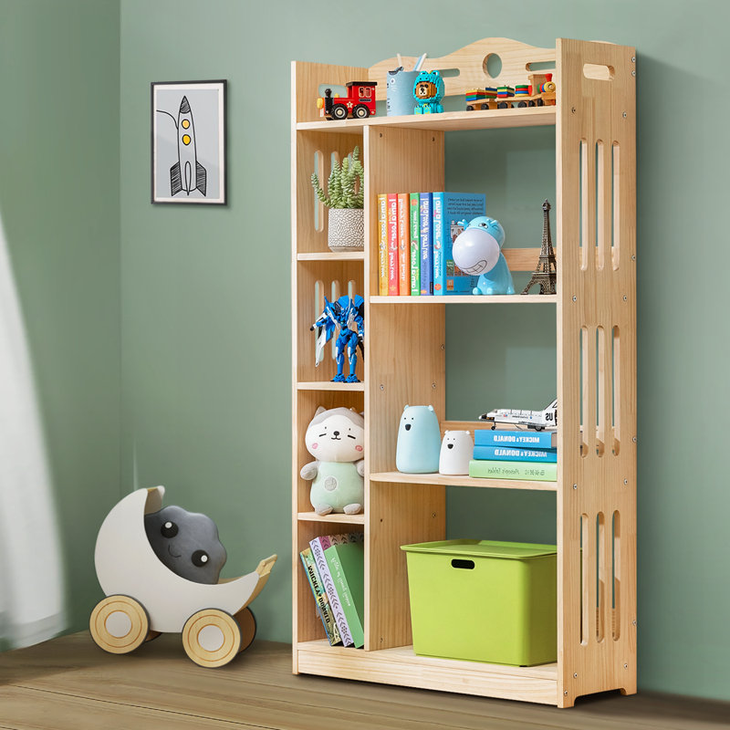 61" H x 33.1" W 8-Tier Open Bookcase Bookshelf, Freestanding Display Storage Shelves for Home Office