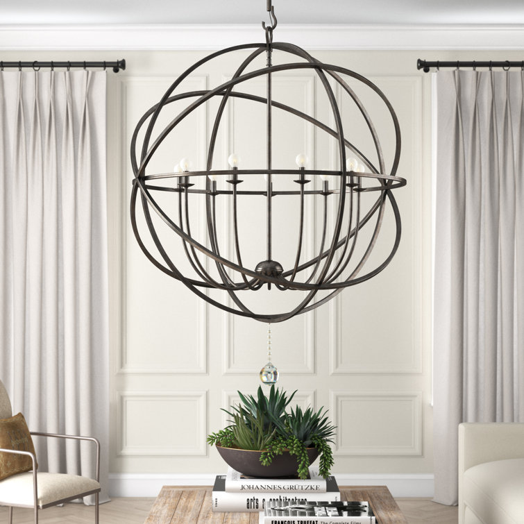 Mason 9 - Light Dimmable Globe Chandelier