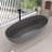 65.2 inch Freestanding Solid Surface Soaking Bathtub with Drain-127549688