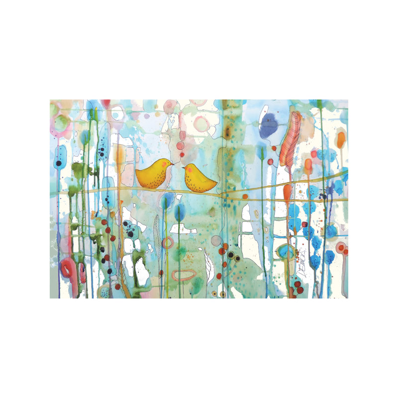Dans Chaque Coeur by Sylvie Demers - Print on Canvas, 66.04 cm H x 45.72 cm W x 1.91 cm D, Wrapped Canvas