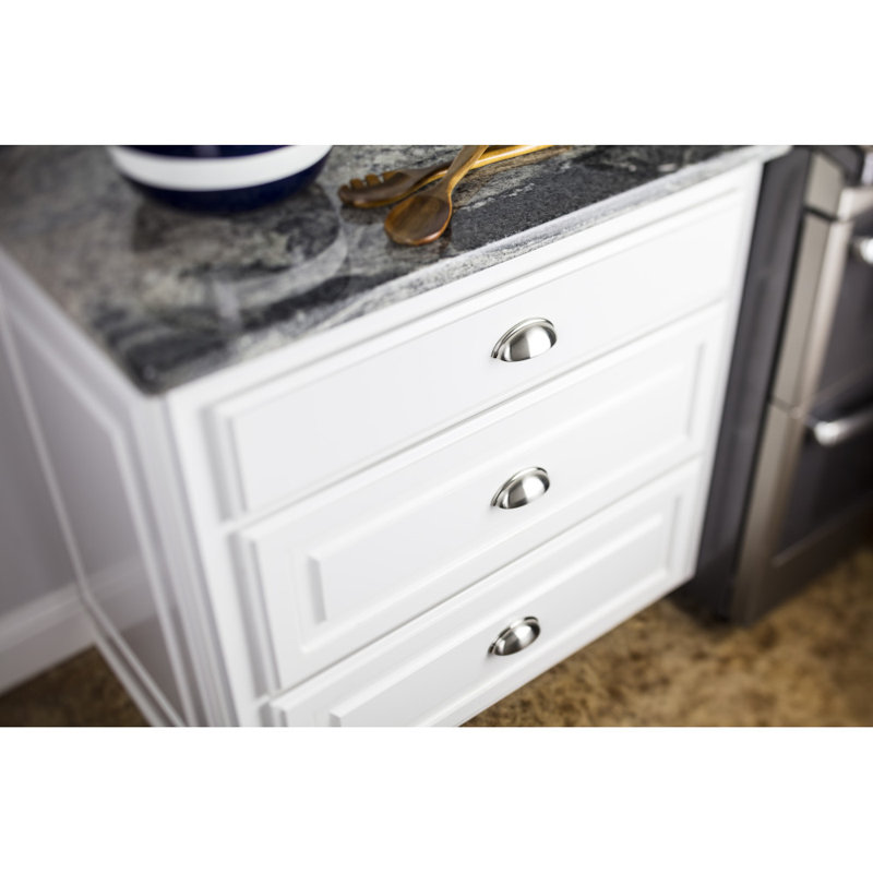 3" Center to Center Cup Pull Multipack, Satin Nickel