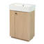 Meuble-lavabo de 22 po avec lavabo en céramique