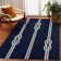 Wooton Performance Hand Tufted Striped Indoor / Outdoor Rug