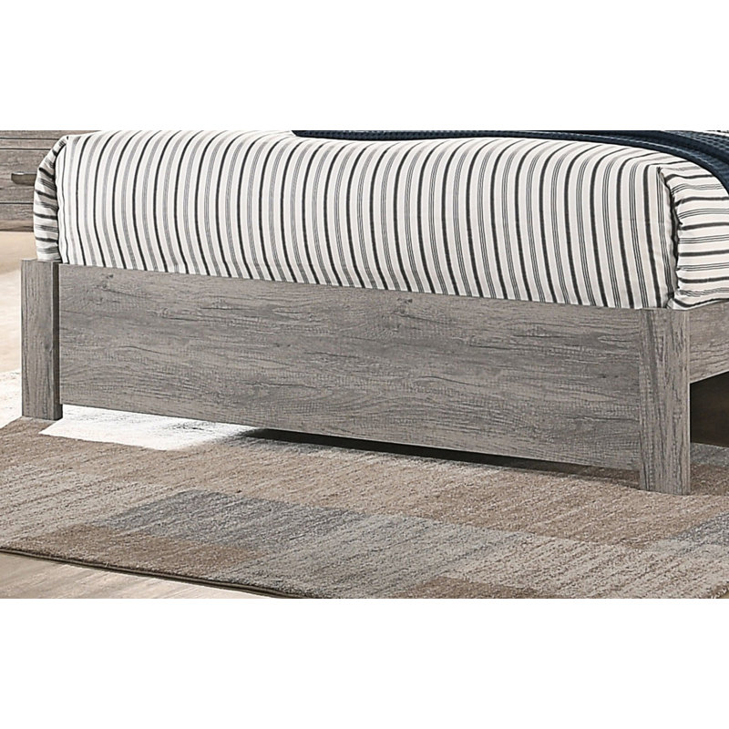 Grand lit simple simple et moderne 1pc