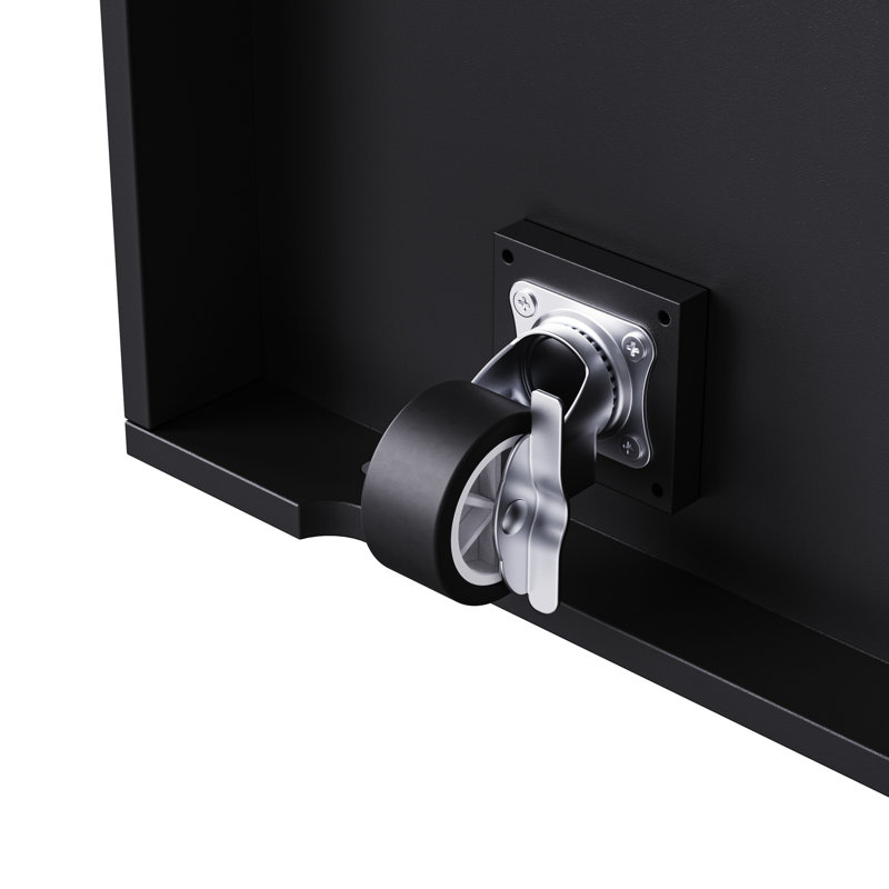 48 Inch Large Kitchen Island, Black