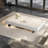 Simple rectangular rock slab floating coffee table-104732919
