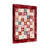 Christmas Star Snowflake Patchwork Quilt Pattern Print-214439151