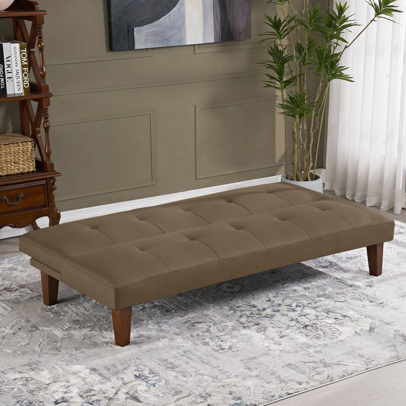 Canapé-lit Cherwell, Polyester brun