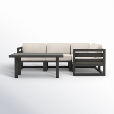 Smith 5 Piece Sectional Seating Group with Sunbrella® Cushions