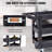 33.74'' H x 40.7'' W Utility Cart with Wheels
