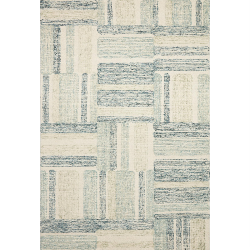 Tapis beige en laine touffeté à la main Manon, Rectangle 11 pi 6 po x 15 pi