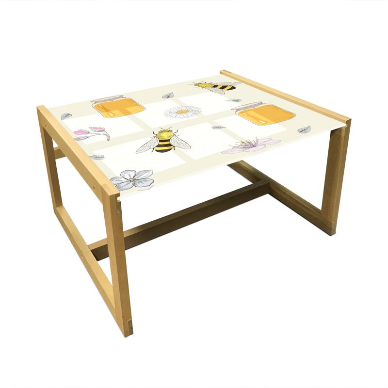 Indhira Sled Coffee Table, 40cm H x 74cm W x 62cm D