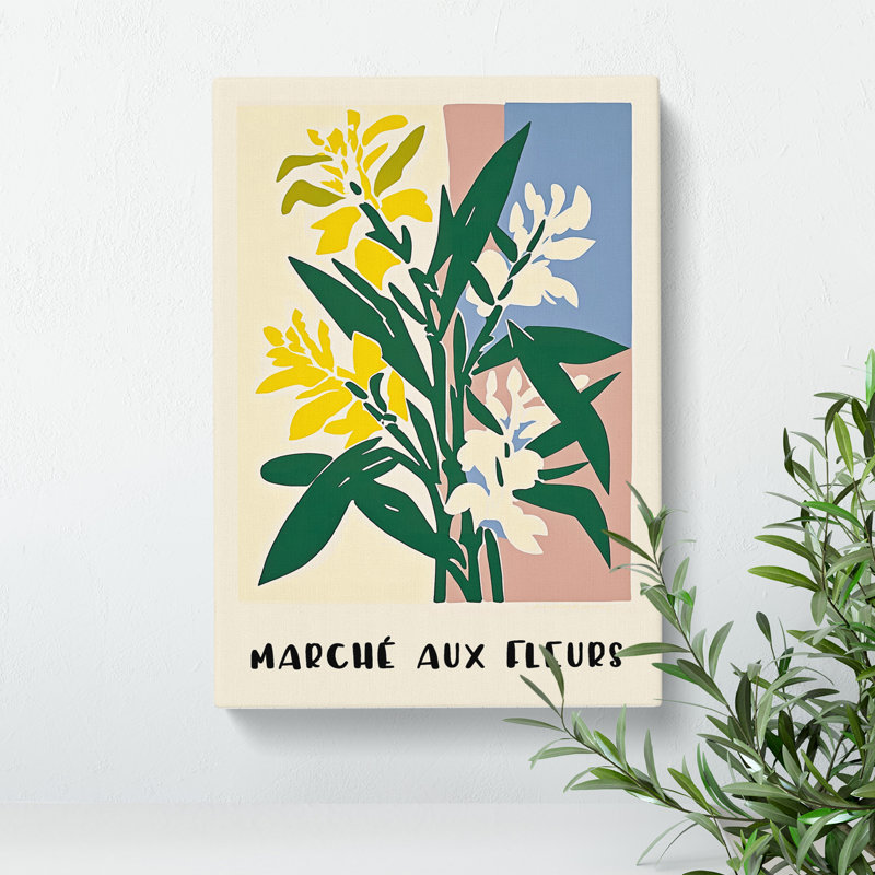 XMKTMKT-342 French Flower Market Exhibition No.9 - Wrapped Canvas Print, 50cm H x 35cm W x 3cm D