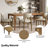 Gastelum KD 78" Acacia Wood Dining Table