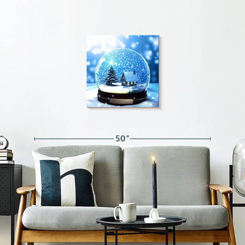 Lelend Christmas Snow Globe, 20" H x 20" W