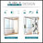 Armoire de salle de bain à miroir Kleankin