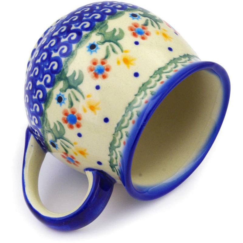 Spring Flowers Stoneware Coffee Mug