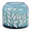 Bougie décorative florale parfumée au jasmin pour le décor du salon - Bougie en cire de soja en verre moderne pour table basse, bibliothèque ou chambre à coucher