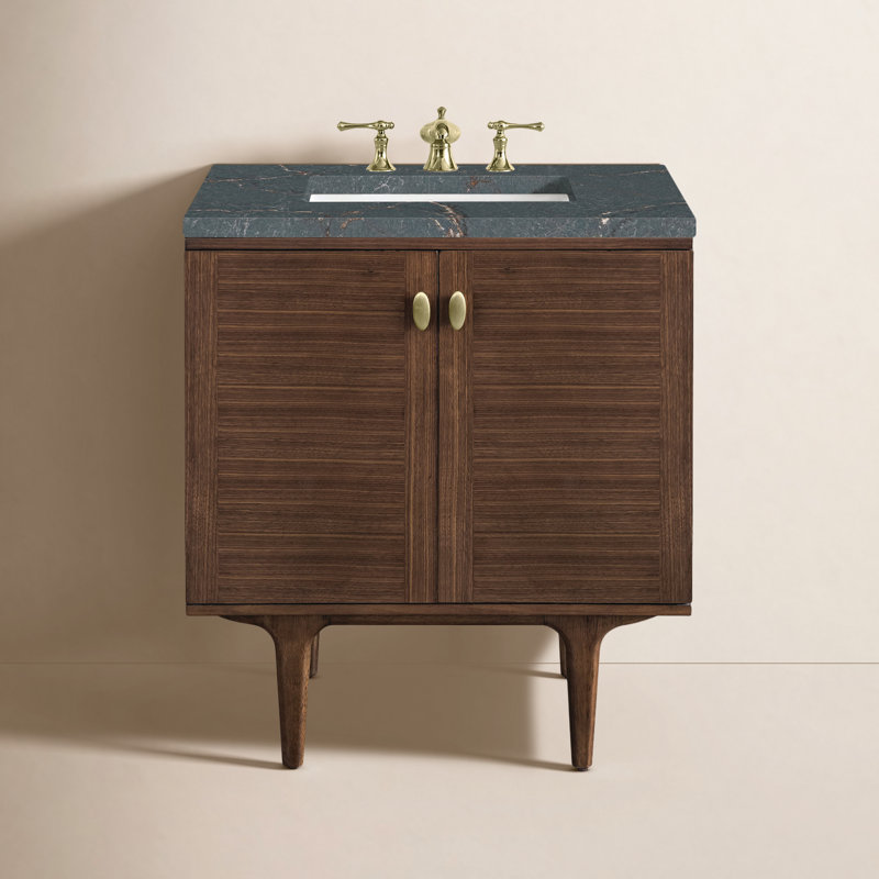 Amberly 30'' W Single Vanity, Parisien Bleu, 8" Widespread
