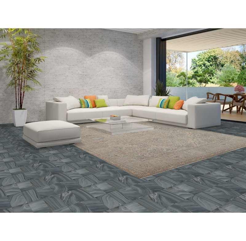 Tapis traditionnel en laine vieillie 10 x 13