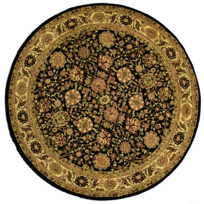 Gloucester Gilded Loom Oriental Black Area Rug
