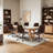 Keavey 23" Wide Leather Mid Back Mid-Century Modern Office Chair-101644258-101644264