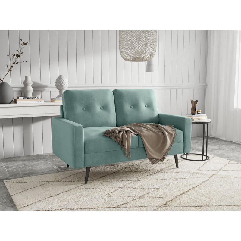 Causeuse Agathi, Turquoise aqua
