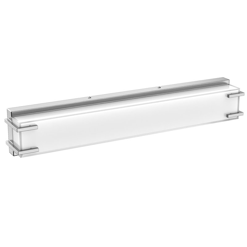 Farmborough Modern Bathroom Vanity Light 24.4" Dimmable, 15W LED 4000K Neutral White Mirror Wall Light, Brushed Nickel