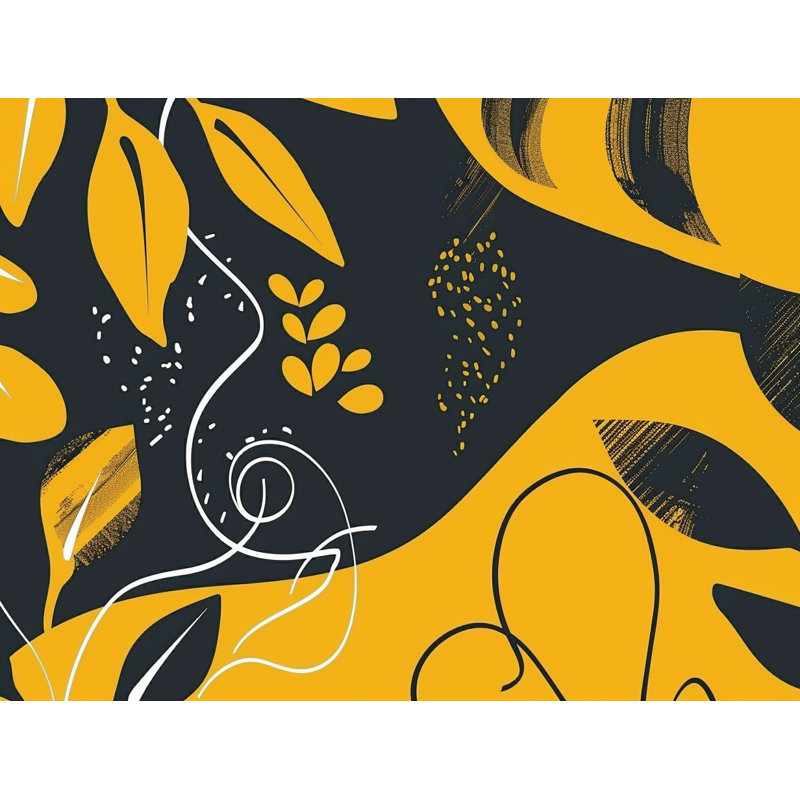 Vibrant Foliage Machine Printed Throw Blanket, Throw