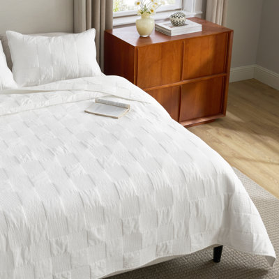 Bedsure 100% Cotton Quilt Set - Lightweight Bedspread, Cozy Bedding Coverlet 3-Piece with Pillow Shams