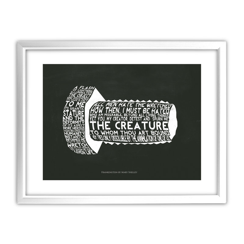 Single Picture Frame Print, White