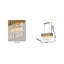 Lustre 7 lumières dorées avec détails en cristal
