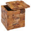 Bolog Solid Wood Accent Stool