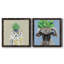 «Playful Nature», ensemble de 2 peintures sur toile encadrées-937443770-937443771