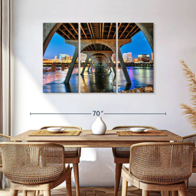 Tergel Beneath Manchester Bridge, 36" H x 57" W