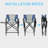 31In Iron Pipe Folding Director Chair With Built-In Cup Holder, Side Table, Storage Pocket-1728004724