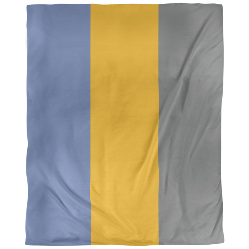 Tissu de basket houston, Bleu / jaune / gris