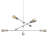 Rodded Fixture With Decorative Bulbs At End