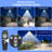 Home Outdoor Led Street Light  (set Of 2)  With Solar Panels Dusk To Dawn With Motion Sensor Remote Control 4800w 480000 Lumens Waterproof For Parking Lots Backyard