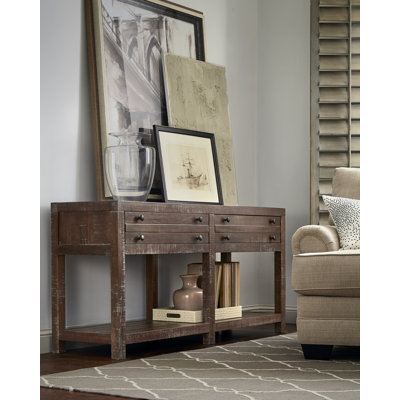 Console en bois massif 60 po Randal