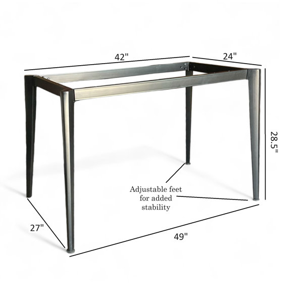 Heirloum Metal 4-Leg Table Base | Wayfair