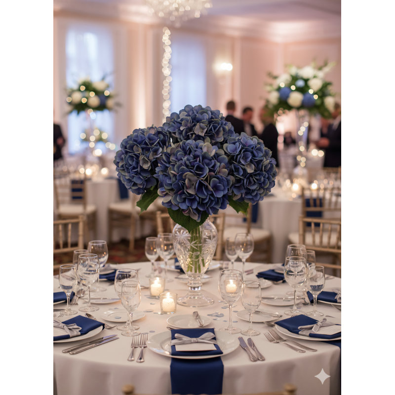 Tige d'hortensia 18 po - paquet de 6