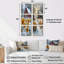 Ensemble de 6 décorations murales Sunflowers By The Frosty-717398078-717398077
