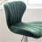 Ellston Upholstered Adjustable Swivel Barstools In Green, Set Of 2-1539713587
