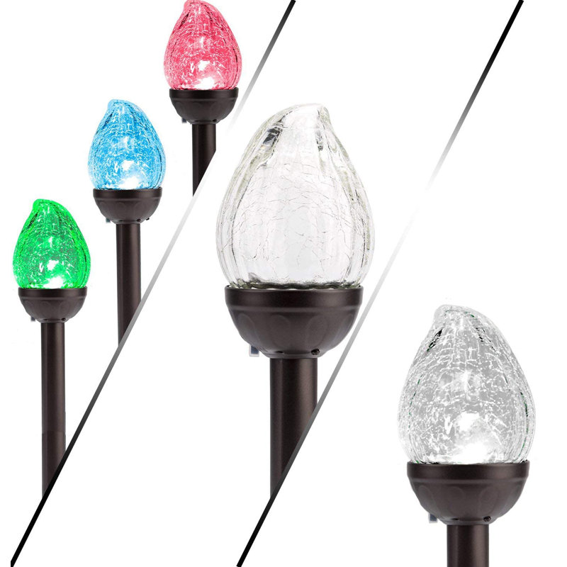 White Low Voltage Solar Powered Integrated LED Pathway Light Pack