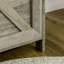 Coffre de rangement gris chic avec charnière 30 po Chic